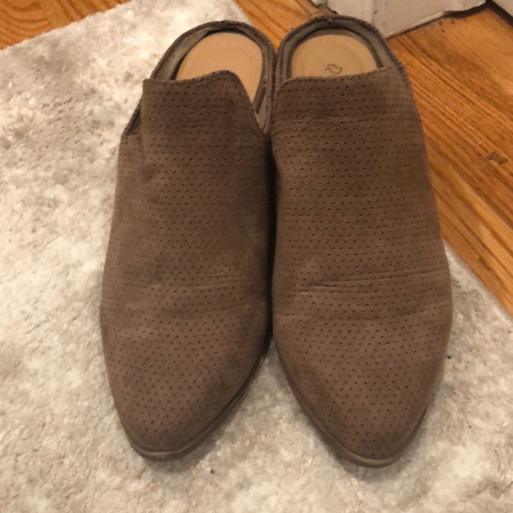 Brown booties